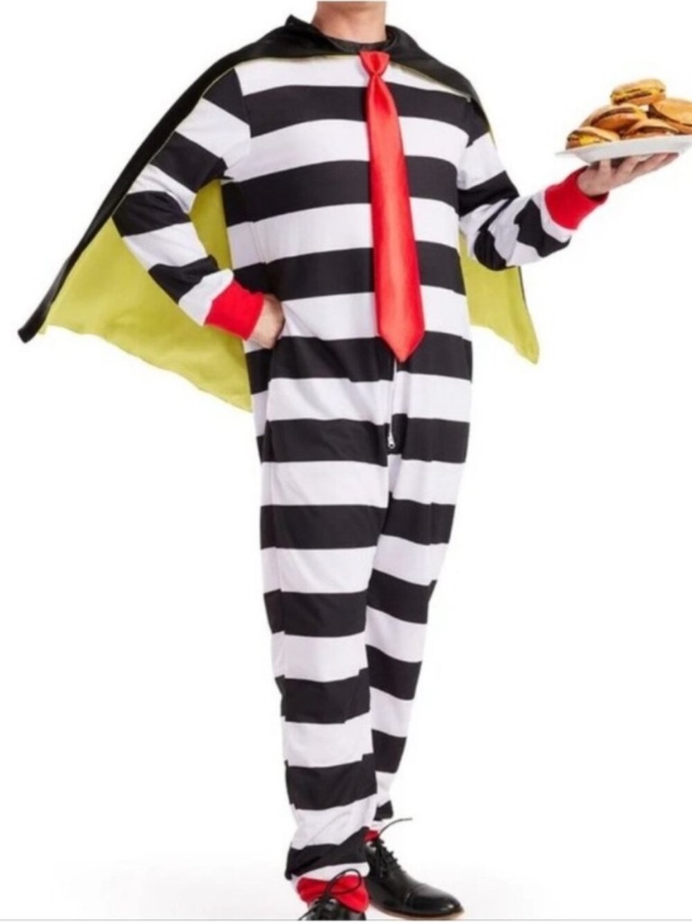 Hamburglar Adult Halloween costume Medium McDonald’s costume Cosplay Jumpsuit
